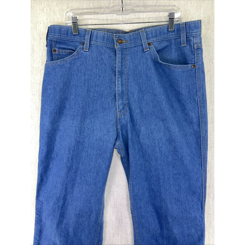 Vintage‎ Y2K Levi's Blue Soft Denim Jeans Brown Tab 38x32 Baggy, Grunge, 2000 ✅